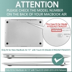 TwoL MacBook Air Dizst Klf Seti (13 in)-Ocean
