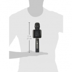 Tzumi PopSolo Bluetooth Karaoke Mikrofonu-Black