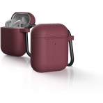 UAG AirPods Uyumlu Silikon Klf(1/2.Nesil)-Aubergine