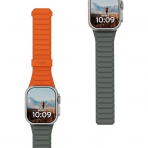 UAG Apple Watch Ultra 4 �ift Tarafl� Silikon Kay��-Olive Orange