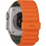 UAG Apple Watch Ultra 4 �ift Tarafl� Silikon Kay��-Olive Orange