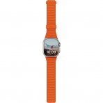 UAG Apple Watch Ultra 4 �ift Tarafl� Silikon Kay��-Olive Orange