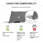 UAG Lucent Serisi MacBook Pro Koruyucu Klf (13 in)(2022)-Black