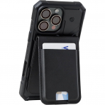 UAG Metropolis Manyetik Czdan Stand-Leather Black 
