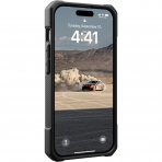 UAG Monarch Serisi Apple iPhone 15 Pro Darbeye Dayankl Bumper Klf (MIL-STD-810G)-Kevlar Black