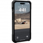 UAG Monarch Serisi iPhone 14 Pro Max Darbeye Dayankl Bumper Klf (MIL-STD-810G)-Kevlar Black