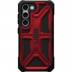 UAG Monarch Serisi Galaxy S23 Darbeye Dayankl Klf (MIL-STD-810G)-Crimson