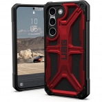 UAG Monarch Serisi Galaxy S23 Darbeye Dayankl Klf (MIL-STD-810G)-Crimson