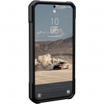 UAG Monarch Serisi Galaxy S23 Darbeye Dayankl Klf (MIL-STD-810G)-Silver