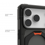 UAG Plasma XTE iPhone 18 Pro Metal Standl� K�l�f-Black/Pop Orange