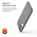 UAG Samsung Galaxy S25 Edge Dot Manyetik Klf -Ash 