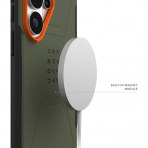 UAG Samsung Galaxy S26 Ultra Civilian K�l�f-Olive Drab/Orange