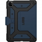 UAG iPad Kalem Blmeli Standl Klf (10.9 in) (5.Nesil)-Blue Mallard