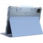 UAG iPad Kalem Blmeli Standl nce Klf (10.9 in) (5.Nesil)-Cerulean