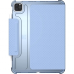 UAG iPad Kalem Blmeli Standl nce Klf (10.9 in) (5.Nesil)-Cerulean