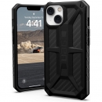 UAG Monarch Serisi iPhone 14 Darbeye Dayankl Bumper Klf (MIL-STD-810G)-Carbon Fiber