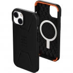 UAG Civilian Serisi iPhone 14 Darbeye Dayankl nce Klf (MIL-STD-810G)-Black