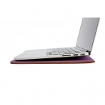 UCCHARMING MacBook Pro/iPad Pro Set/Deri Klf (Touch Bar/15 in)-Purple