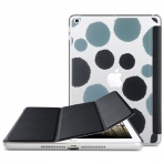 ULAK iPad 9.7 in Smart Shell Deri Standl effaf Arka Kapak-Black