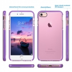 ULAK iPhone 7 Bumper Air Cushion Yar� Saydam K�l�f-Purple