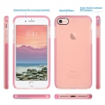 ULAK iPhone 7 Bumper Air Cushion Yar� Saydam K�l�f-Pink