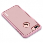 ULAK iPhone 7 Plus Bumper Esnek Klf-Rose Gold