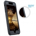 ULAK iPhone 7 Plus Bumper Esnek Klf-Dark Grey