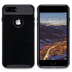 ULAK iPhone 7 Plus Knox Armor Slim Hard Klf-Jet Black