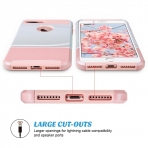 ULAK iPhone 7 Plus Knox Armor Slim Hard Klf-Minimal Stripes Rose Gold