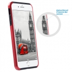 ULAK iPhone 7 Plus Knox Armor Slim Hard Klf-Red-Black