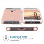 ULAK iPhone 7 Plus Knox Armor Slim Hard Klf-Rose Gold Grey