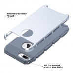 ULAK iPhone 7 Plus Knox Armor Slim Hard Klf-Silver Gray