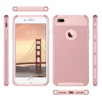 ULAK iPhone 7 Plus Knox Armor Slim Hard Klf-Rose Gold