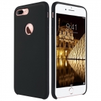 ULAK iPhone 7 Plus Silikon Slim Klf-Black