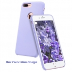 ULAK iPhone 7 Plus Silikon Slim Klf-Purple