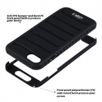 ULAK Case iPhone 7 Esnek Salam Klf-Solid Black