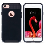 ULAK Case Apple iPhone 7 Colorful Serisi Slim Hybrid Klf-Black