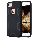 ULAK Case iPhone 7 Knox Armor Hybrid Klf- Black-Black