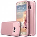 ULAK Samsung Galaxy S7 Hybrid Slim K�l�f-Rose Gold-Rose Gold  