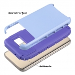 ULAK Samsung Galaxy S7 Hybrid Slim K�l�f-Purple-Light Purple