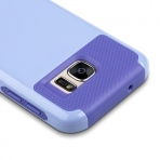 ULAK Samsung Galaxy S7 Hybrid Slim K�l�f-Purple-Light Purple