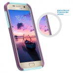 ULAK Samsung Galaxy S7 Hybrid Slim K�l�f-Burgundy Wine Mint