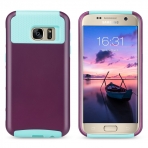 ULAK Samsung Galaxy S7 Hybrid Slim K�l�f-Burgundy Wine Mint