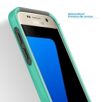 ULAK Samsung Galaxy S7 Hybrid Slim K�l�f-Blue-Grey