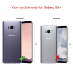 ULAK Samsung Galaxy S8 Plus Slim C�zdan K�l�f-Rose Gold Black