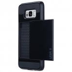 ULAK Samsung Galaxy S8 Plus Slim C�zdan K�l�f- Black