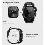 ULTIMAL Apple Watch 10 46mm Rugged Kay -Black