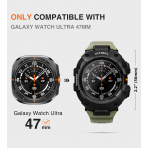 ULTIMAL Galaxy Watch Ultra 47mm Rugged Kay -Army Green