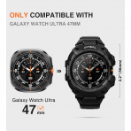 ULTIMAL Galaxy Watch Ultra 47mm Rugged Kay -Black