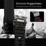 ULTIMAL Apple Watch Ultra 3/2/1 Kay -Black Gray